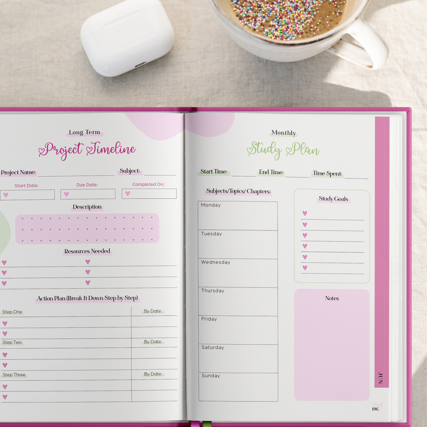 Shine Bright Study Planner