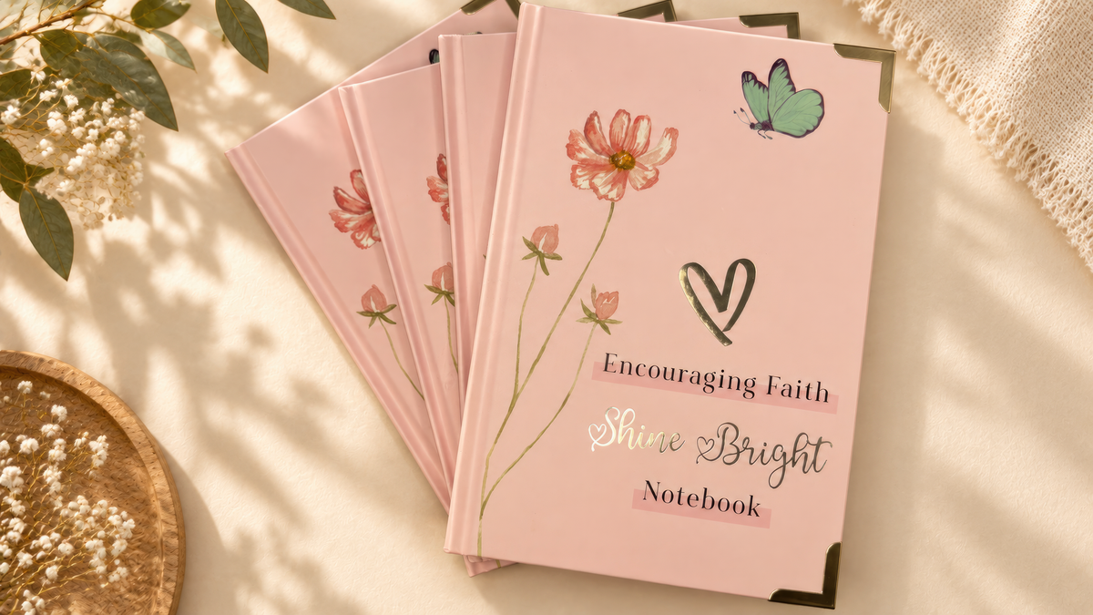 Encouraging Faith Shine Bright Notebook